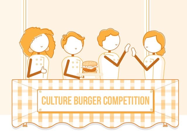 "culture" burger competition