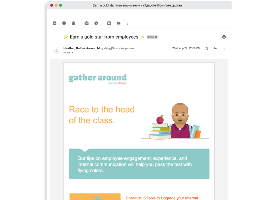 Preview of the Gather Around Newsletter