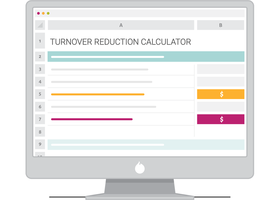 Turnover reduction calculator preview