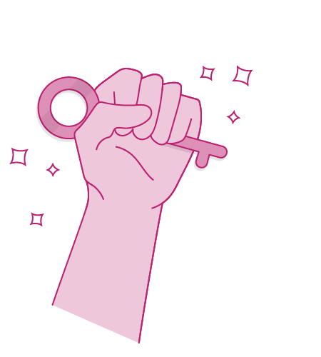 illustration of power fist to show employee empowerment and authorization to act