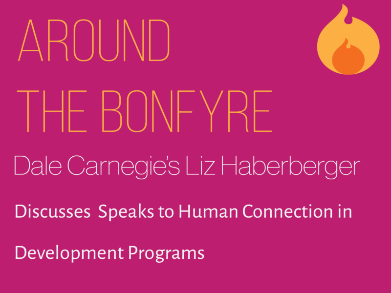 Liz Haberberger fosters human connection around the Bonfyre.