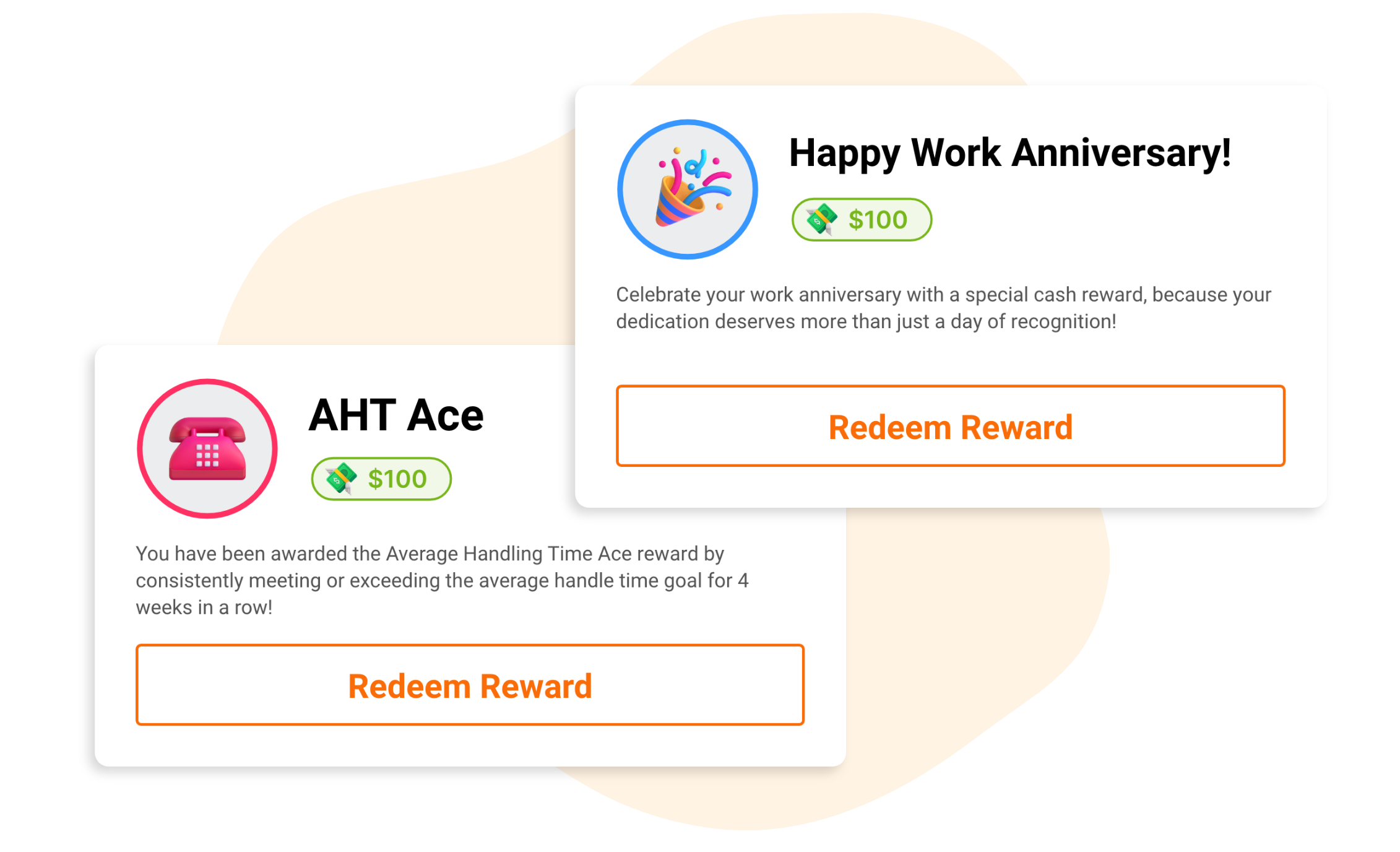 A joyous work anniversary celebration filled with recognition and rewarding surprises.