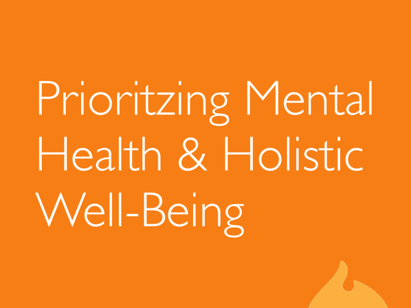 Prioritizing mental health and employee retention.